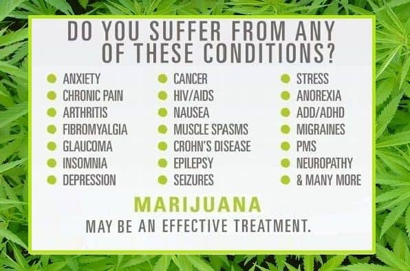 Six Common Diseases Treated with Medical Marijuana