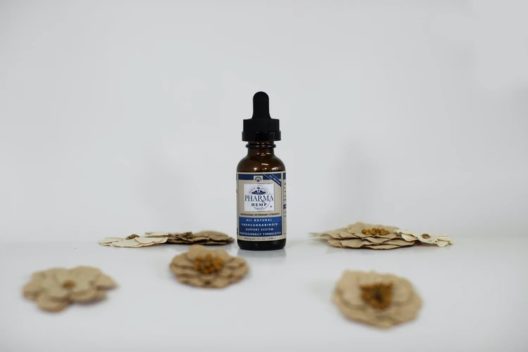 vape oil and petals
