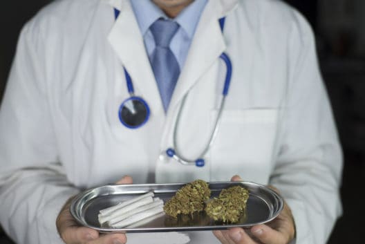 doctor marijuana joint tray